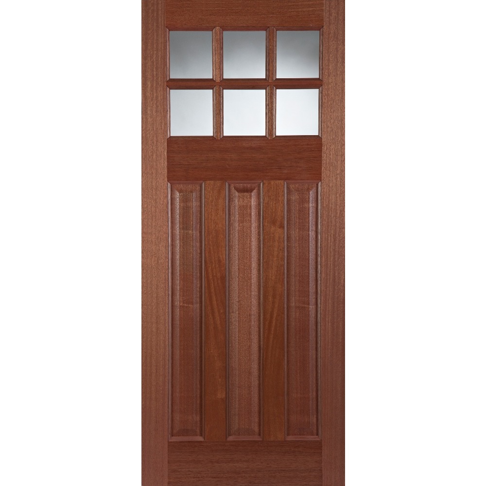 External Hardwood Pattern 664 Unglazed Door